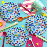 Set 6 Farfurii Carton La Multi Ani 30 Cm | CheerTime 2 - vivimall.ro