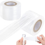 Set 6 Mini Role Folie Stretch Manuala pentru Ambalare, Impachetare si Fixare Produse, Utilizare Depozit si Transport, 12.5 cm, 0.38 kg pe Rola, Transparent
