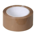 Set 6 Role Banda Adeziva Low Noise pentru Ambalare Colete si Pachete, Aderenta Ridicata, Derulare Silentioasa, 5 cm x 66 m, Maro