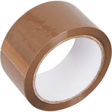 Set 6 Role Banda Adeziva Low Noise pentru Ambalare Colete si Pachete, Aderenta Ridicata, Derulare Silentioasa, 5 cm x 66 m, Maro