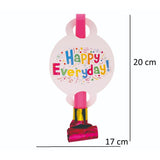 Set 6 Suflatori Happy Everyday, Vivimall, pentru Petrecere, 20 x 17 cm, Multicolor - vivimall.ro