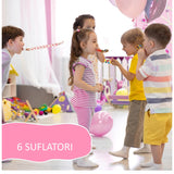 Set 6 Suflatori Happy Everyday, Vivimall, pentru Petrecere, 20 x 17 cm, Multicolor - vivimall.ro