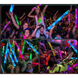 Set 6 Tuburi Antistres, Vivimall, cu Lumina LED, Fidget Pop Tube, multicolor - vivimall.ro