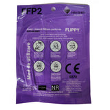Set 70 bucati Masca de protectie faciala, Flippy, de unica folosinta pentru adulti, FFP2, KN95 CE 0370, 5 straturi, nesterila, ambalaj individual, Alb - vivimall.ro