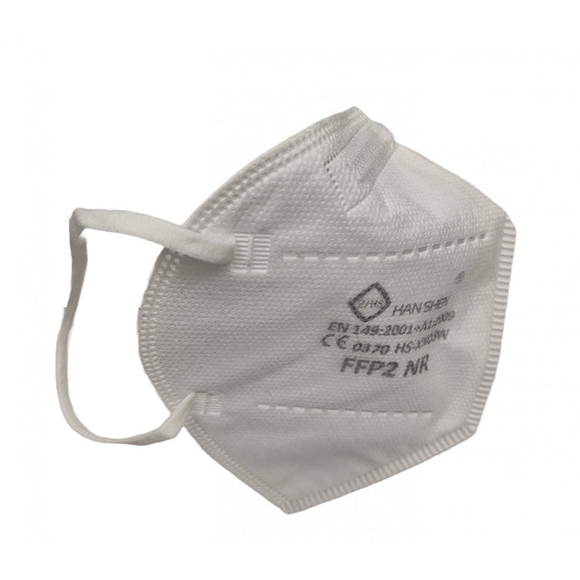 Set 70 bucati Masca de protectie faciala, Flippy, de unica folosinta pentru adulti, FFP2, KN95 CE 0370, 5 straturi, nesterila, ambalaj individual, Alb - vivimall.ro