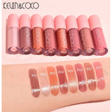 Set 8 Lip Gloss, nunate rose, nude, glosy, cutie dreptunghiulara, 8.3 x 17.5 x 2.7 cm, 181.5 g, multicolor - vivimall.ro