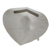 Set 800 bucati Masca de protectie faciala, Flippy, de unica folosinta pentru adulti, FFP2, KN95 CE 0370, 5 straturi, nesterila, ambalaj individual, Alb - vivimall.ro
