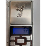 Set Argint 925 Semiluna cu Floare, Jolie Silver, 3.2g, 2 cm x 1.3 cm - vivimall.ro