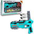 Set Arma de jucarie tip lansator de avioane, Air Battle, Turcoaz - vivimall.ro