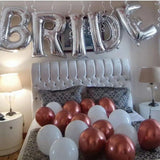 Set Baloane Din Folie Metalizata, Litere De 40 Cm, Tema Iubire, Baloane Party, Ambalaj Individual, Pai Inclus, Umflare Cu Aer Sau Heliu