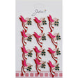 Set 12 Brose Martisor Primavara Pasare cu Trifoi in Cioc - vivimall.ro