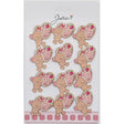 Set 12 Brose Martisor Primavara cu Mesaj Mami Te Iubesc - vivimall.ro