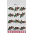Set 12 Brose Martisor Flori Mov - vivimall.ro