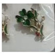 Set 12 Brose Martisor Primavara Trifoi cu Piatra in Centru si Buburuza - vivimall.ro
