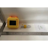 Set Camera Instantanee pentru Copii, Vivimall, Ecran HD 2.4'', 24MP, 720P Video, 1200 mAh, cu Functie de Printare Alb-Negru, cablu USB-C, Bluetooth, Compatibil iOS/Android, Imprimare APP, Portocaliu - vivimall.ro