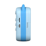 Set Camera Instantanee pentru Copii, Flippy, Ecran HD 2.4'', 24MP, 720P Video, 1200 mAh, cu Functie de Printare Alb-Negru, cablu USB-C, Bluetooth, Compatibil iOS/Android, Imprimare APP, Model Kitty, Albastru - vivimall.ro