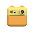 Set Camera Instantanee pentru Copii, Vivimall, Ecran HD 2.4'', 24MP, 720P Video, 1200 mAh, cu Functie de Printare Alb-Negru, cablu USB-C, Bluetooth, Compatibil iOS/Android, Imprimare APP, Portocaliu - vivimall.ro
