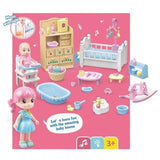 Set casa de papusi mama si copilul, Vivimall, cu lumini si sunet - vivimall.ro