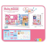 Set casa de papusi mama si copilul, Vivimall, cu lumini si sunet - vivimall.ro