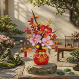 Set de Constructie, Flippy, Vaza Decorativa cu Flori, 818 piese, 6+ ani, Planta Artificiala, Decor Floral Elegant, Idee de Cadou pentru Femei, Cadou pentru Iubita si Pasionatii de Jocuri de Constructie Creativa - vivimall.ro