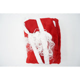 Set Costum de Mos Craciun, Vivimall, rosu, pentru adulti, catifea, 4 piese - vivimall.ro