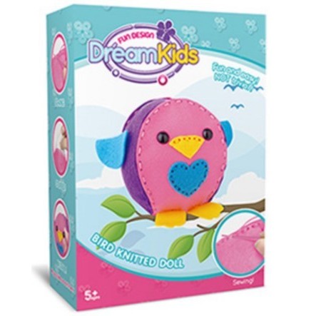 Set creatie perna pentru copii Model 2, Dream Kids, Pasare - vivimall.ro