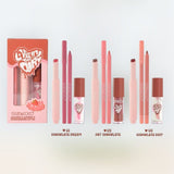 Set pentru Buze Kevin&Coco Love Is In The Air, Flippy, Ruj 2.5g, Creion Contur 1.5g, Luciu de Buze 2.8g, Efect Hidratant & Volum, Nuanta 03 Chocolate Chip - vivimall.ro