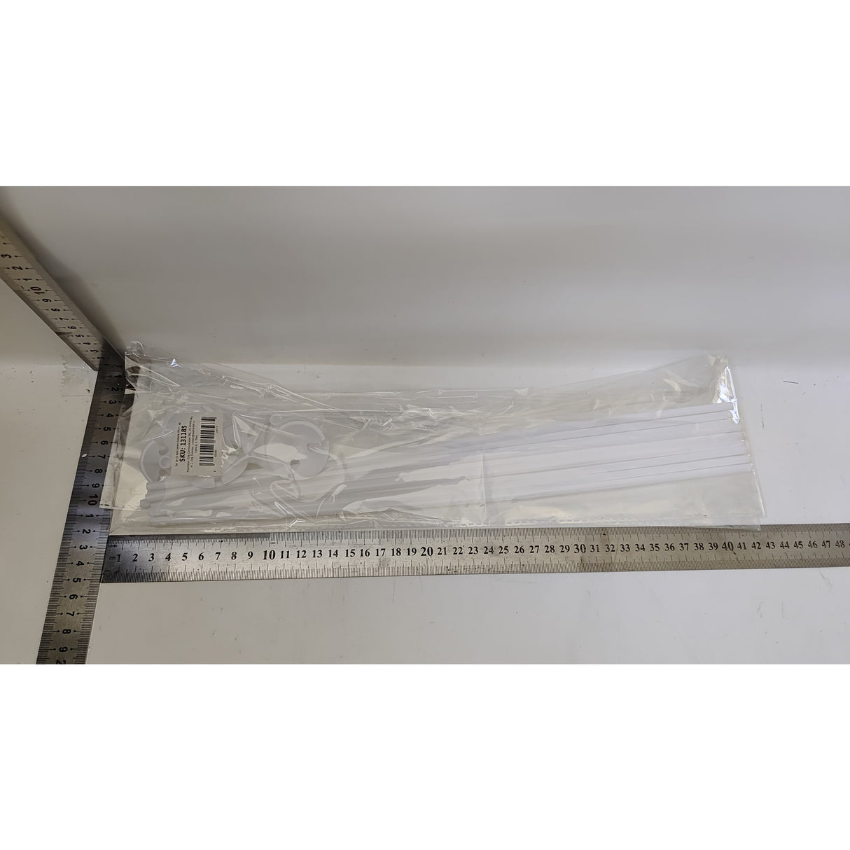 Set 10 Bete cu Rozete pentru Baloane, Vivimall, Suporturi de plastic, Usor de instalat, Reutilizabil, Pentru aniversare, Nunta, Ziua de Nastere, Decor, 40 cm, Transparente - vivimall.ro