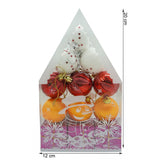 Cutie set 12 globuri Flippy pentru brad, dimensiuni 4x12x20 cm, ambalaj cadou