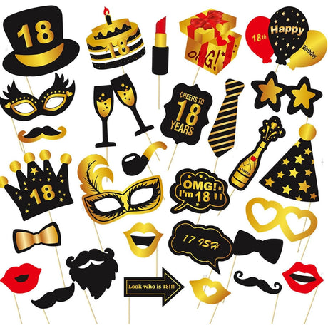 Set Accesorii Pentru Petrecere 18 Ani | LumiParty - vivimall.ro