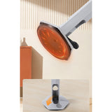 Set de Box cu Minge, Vivimall, cu Ventuza de Prindere, Extensibil, Inaltime Reglabila 130-152 cm, pentru Copii si Adulti, Minge de 11 cm, Portocaliu - vivimall.ro