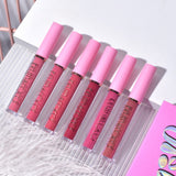 Set de Buze, KEVIN &amp; COCO, Pink Girl, 6 Lip Gloss-uri, 17 x 14.8 x 2.9 cm, Roz/Maro - vivimall.ro