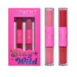 Set de Buze, KEVIN & COCO, Stay Wild 4 Culori, 2 Gloss-uri si 2 Rujuri Mate, 15.1 x 8.1 x 2cm, Roz/Rosu - vivimall.ro