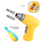 Set de Constructie/Asamblare, Vivimall, 4 Dinozauri, cu Bormasina Electrica, Baterii 2 x AA, Surubelnita si Cutie Depozitare, 22.5 x 14.5 x 15 cm, Multicolor - vivimall.ro