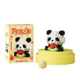 Set de construcție Flippy Panda cu Pepene Verde, 160 piese din plastic ABS portocaliu, vedere frontală produs