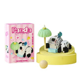 Set de Constructie, Flippy, Model Panda cu Umbrela, 153 Piese, Model 3D, Jucarie Educativa STEM, +6 Ani, Plastic ABS, 7.8 x 4.1 x 11.3 cm, Roz - vivimall.ro