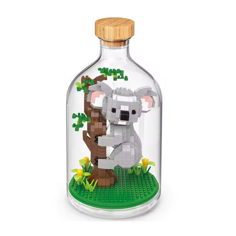 Set de construit Flippy Koala, 608 piese plastic multicolor, vedere frontală a cutiei produsului