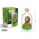 Set de Construit in Sticla, Flippy, 728 Piese, din Plastic, +14 Ani, 10 x 19.6 cm, Model Leu, Multicolor - vivimall.ro
