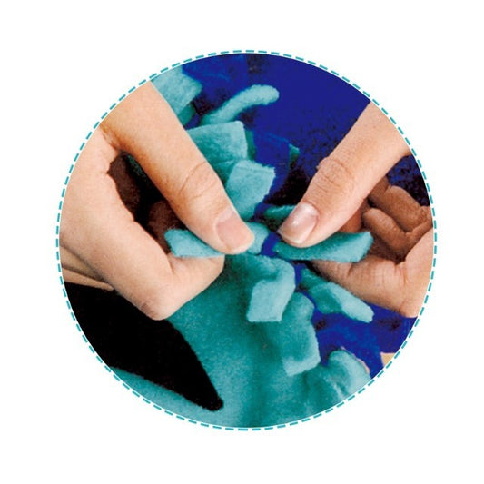 Set de creatie patura pentru copii, Vivimall, tesut si tricotat +6 ani - vivimall.ro