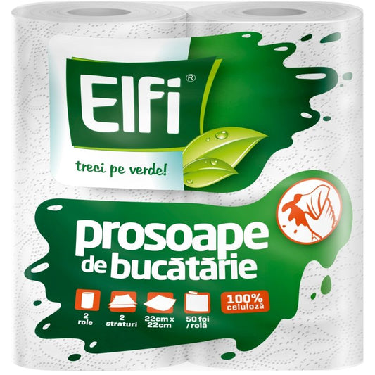 Set, Elfi Konyhai Papírtörlő 2 Rétegű, 2 db/