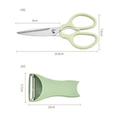 Foarfeca bucatarie si curatator legume | CookEdge - vivimall.ro