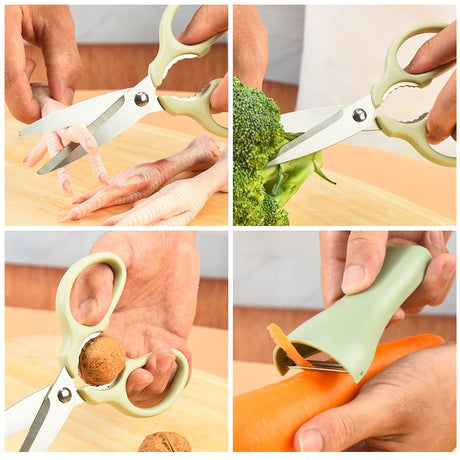Foarfeca bucatarie si curatator legume | CookEdge - vivimall.ro