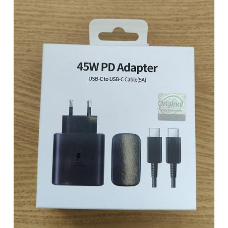 Incarcator Super Fast Charge, Flippy, Adaptor Fast Charge 45W, 5A, PD 3.0, Cablu 1m, Incarcator Fast Charge USB Type-C, Negru - vivimall.ro