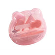 Set Ingrijire Unghii pentru Bebelusi, Vivimall, Cutie de Depozitare in Forma de Ursulet, 10 x 9.5 cm, Roz - vivimall.ro