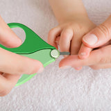 Set Ingrijire Unghii pentru Bebelusi, Vivimall, Cutie de Depozitare in Forma de Ursulet, 10 x 9.5 cm, Verde - vivimall.ro