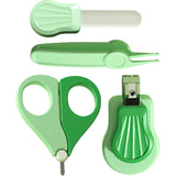 Set Ingrijire Unghii pentru Bebelusi, Vivimall, Cutie de Depozitare in Forma de Ursulet, 10 x 9.5 cm, Verde - vivimall.ro