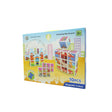 Set inteligent de cuburi magnetice pentru copii, 10 piese, cutie depozitare, puzzle parc de distractii, +3 ani, multicolor - vivimall.ro
