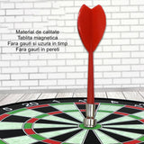 Set Joc Darts Flippy, 4 Sageti Incluse, Magnetic, Dimensiuni 28.6 x 28.6 cm, Design clasic, Multicolor - vivimall.ro