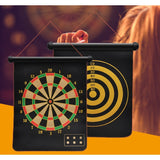 Set Joc Darts Vivimall, Doua Fete pentru Joc, 6 Sageti Incluse, Magnetic, Dimensiuni 37 x 40 cm, Design clasic, Multicolor - vivimall.ro