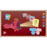 Set Jucarie Educativa, Vivimall, Proiector Tip Lanterna Pentru Copii, 6 Teme, 48 de Imagini, Cutie Depozitare, +3 ani, Rosu - vivimall.ro